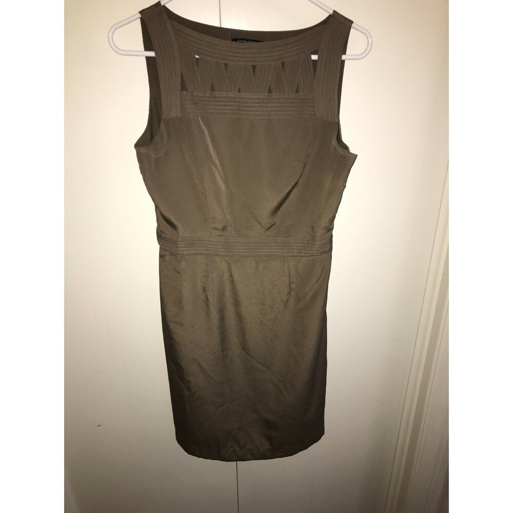 Banana Republic Brown Stretch Sleeveless Midi Dress Size 4